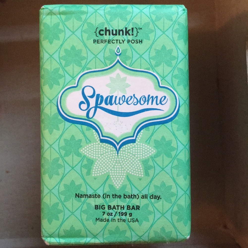 Perfectly posh bath chunk